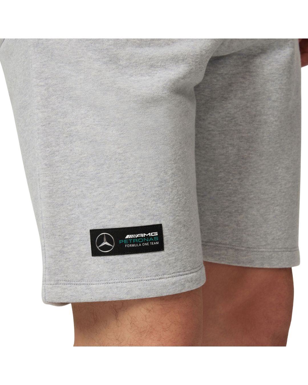 2023 Mercedes AMG F1 Sweat Shorts - Men - Grey