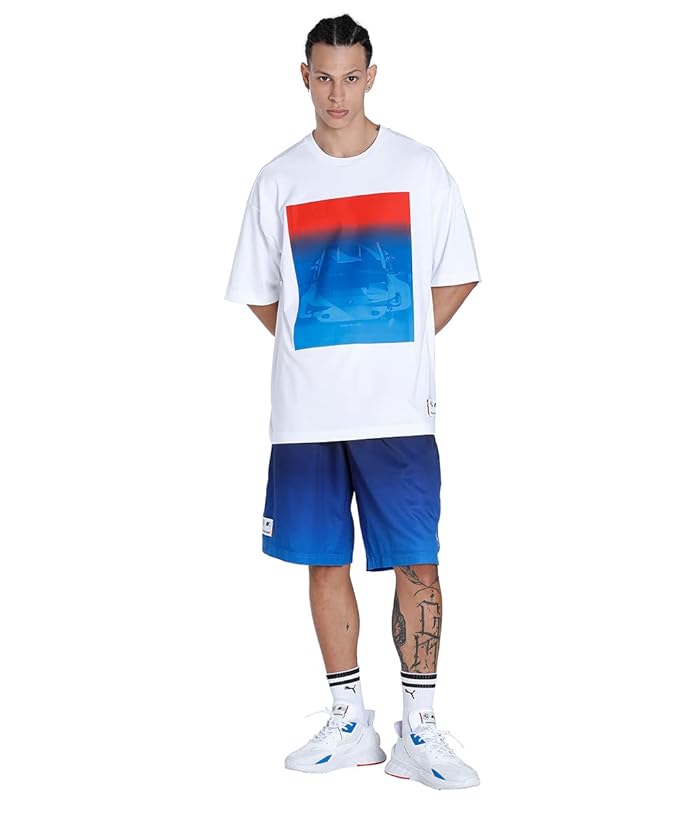 BMW M4 GTS Motorsport Puma Men's Road Trip T-Shirt - White