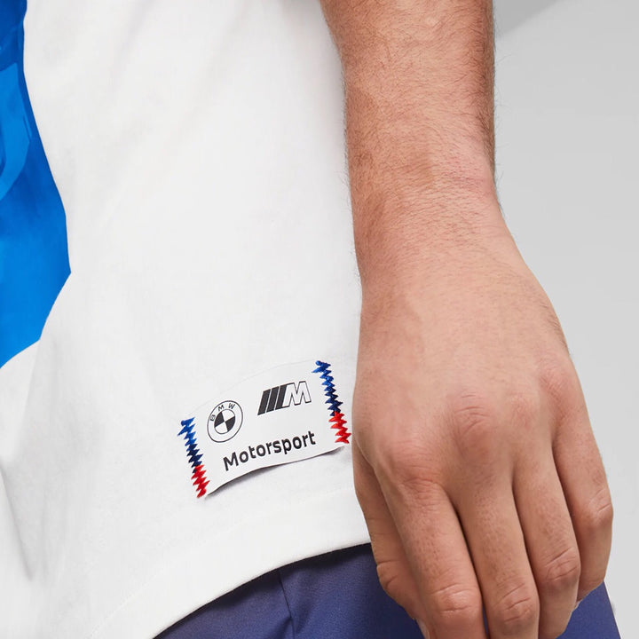 Puma BMW M Motorsport Puma Men's Road Trip Tee - White