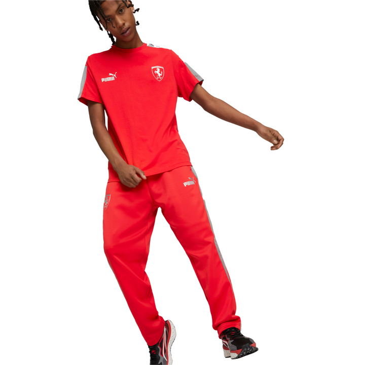 Scuderia Ferrari Race MT7 Monochromatic Track Pants Adult - Red