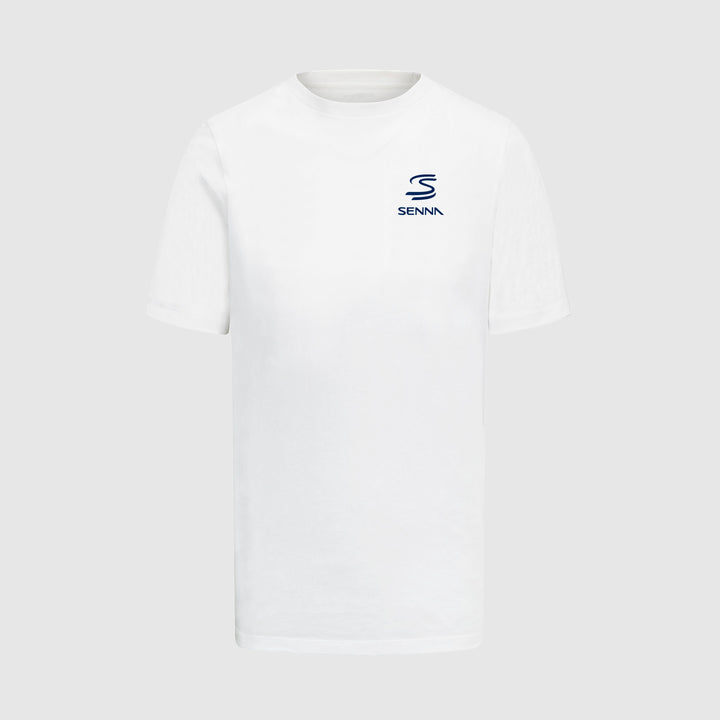 Ayrton Senna Monaco Grand Prix Special Edition Graphic T-Shirt - Men - White