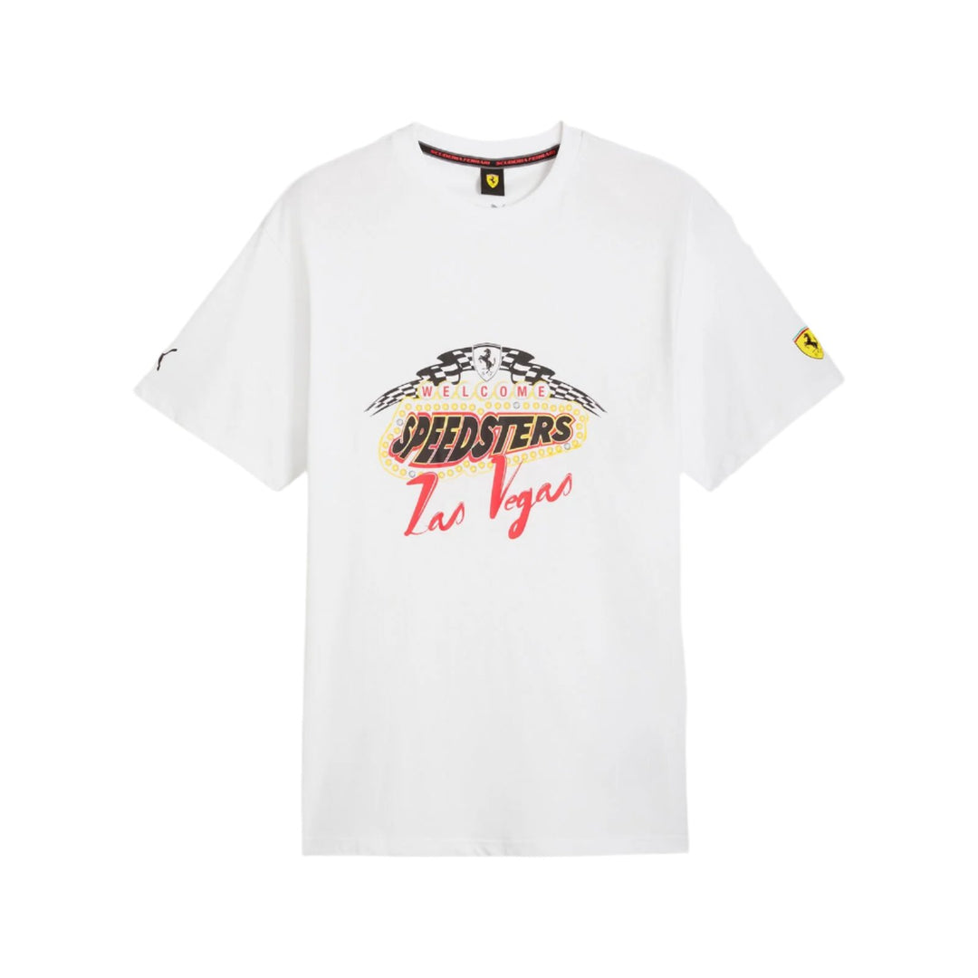 T-shirt homme Scuderia Ferrari F1™ Team Las Vegas Édition spéciale - Blanc