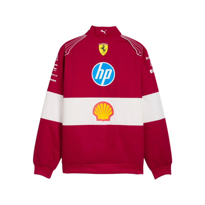2025 Scuderia Ferrari HP F1™ Team Vintage Racing Men's Jacket - Dark Cherry Red