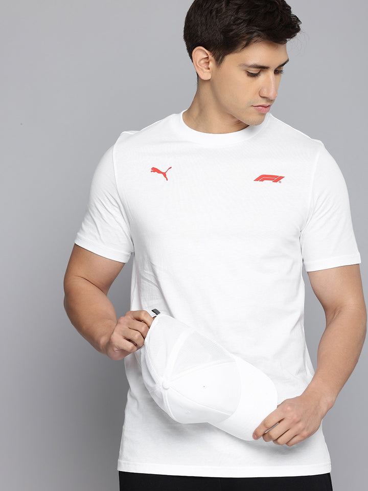 PUMA X Formula 1™ Collection Small Logo Tee Unisex T-Shirt - Black / White
