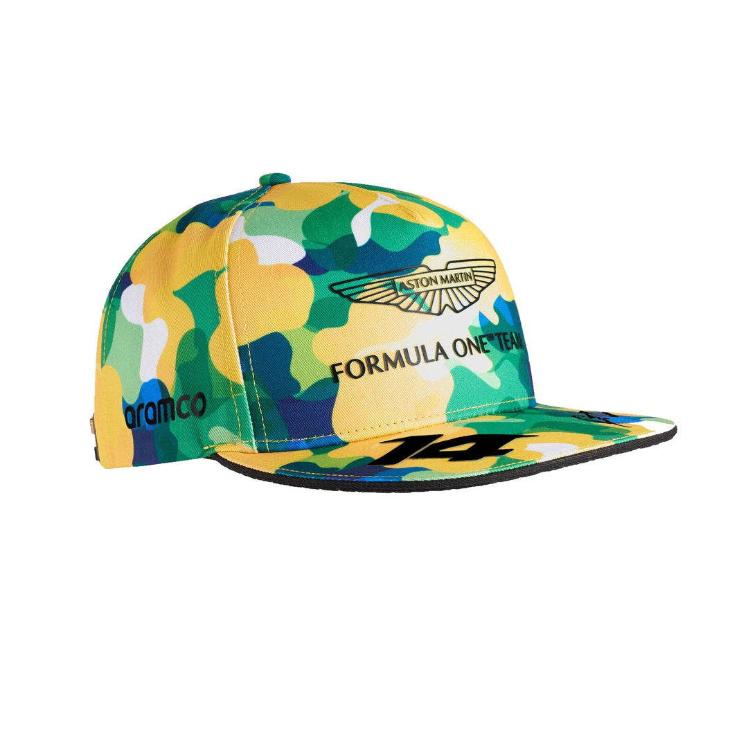 2023 Aston Martin F1™ Fernando Alonso Brazil GP Limited Edition Men's Cap - Multicolor