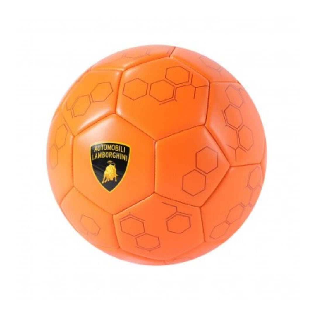 Automobili Lamborghini Size 5 Kids Soccer Ball - Orange / Black