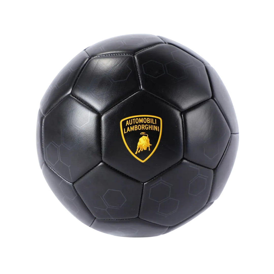 Automobili Lamborghini Size 5 Kids Adult Match Soccer Ball - Orange / Black