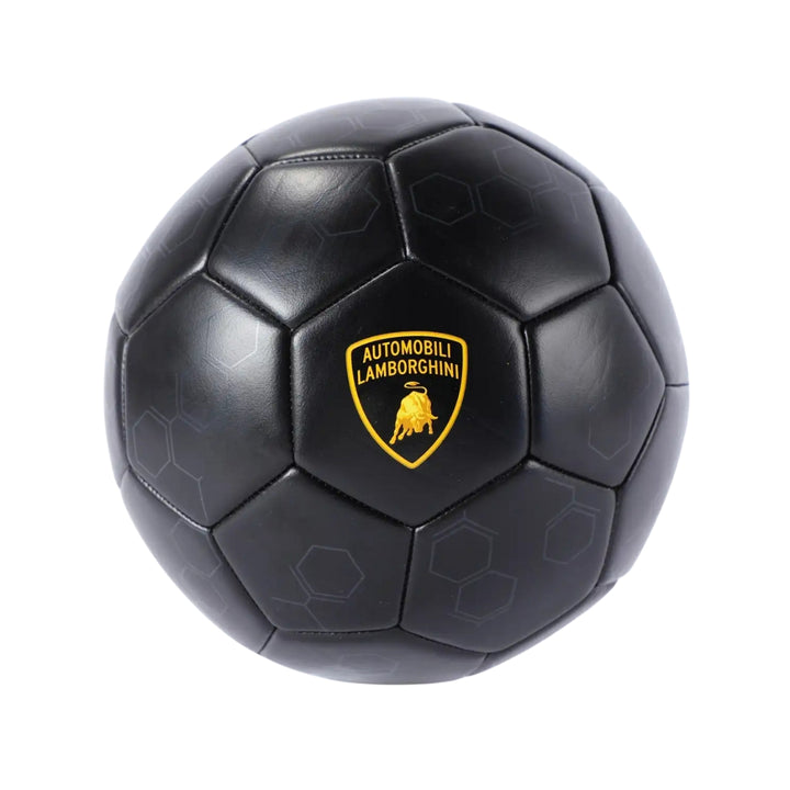 Automobili Lamborghini Size 5 Kids Adult Match Soccer Ball - Orange / Black