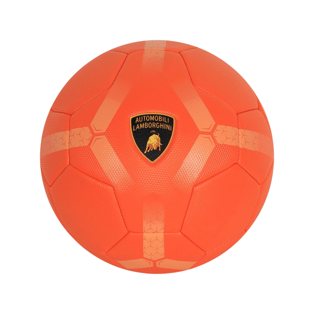 Automobili Lamborghini Size 5 Kids Dimond Soccer Ball - Orange / Black