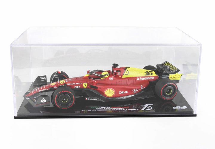 BBR – 1:18 Ferrari F1-75 Italian GP Monza 2022 Charles Leclerc (Limited Edition) w/showcase