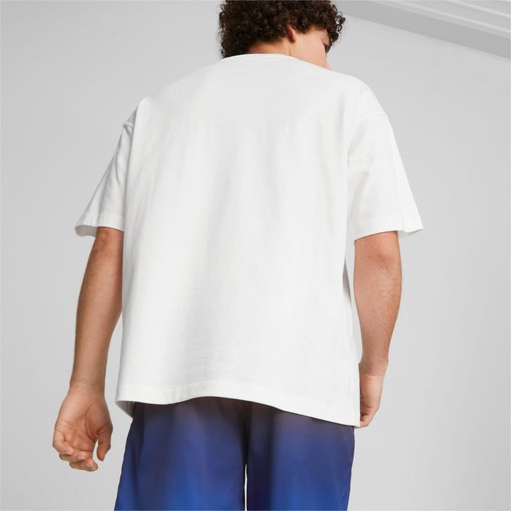 Camiseta de viaje por carretera para hombre Puma BMW M4 GTS Motorsport - Blanco