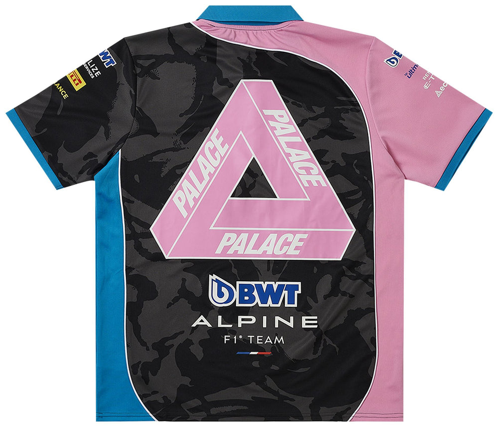 BWT Alpine F1™ Team 'Palace X Kappa' Tech Las Vegas Men's GP Polo - Night Desert Camo