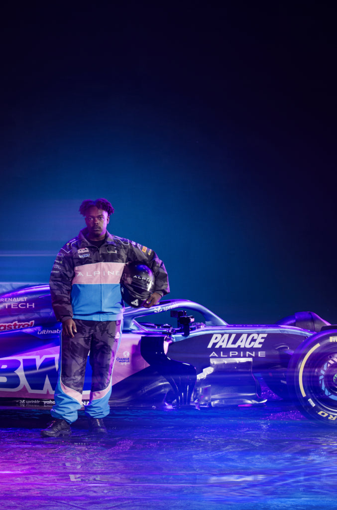 BWT Alpine F1™ Team 'Palace X Kappa' Tech Las Vegas Men's GP Polo - Night Desert Camo
