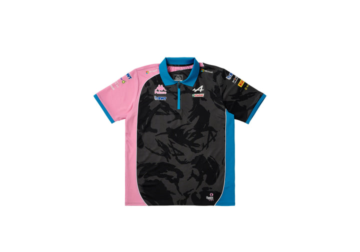 BWT Alpine F1™ Team 'Palace X Kappa' Tech Las Vegas Men's GP Polo - Night Desert Camo