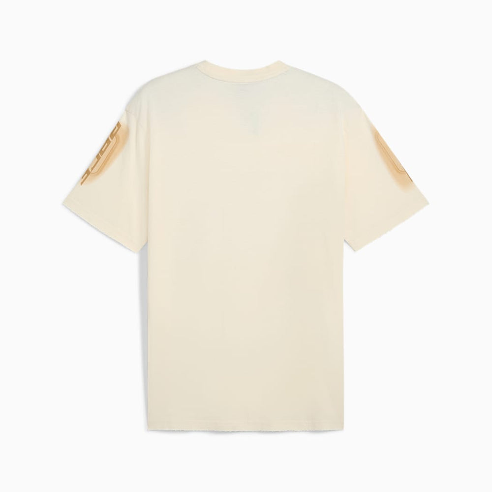 2024 Puma Scuderia Ferrari Desert Sun Las Vegas GP Men's T-Shirt - Ivory White