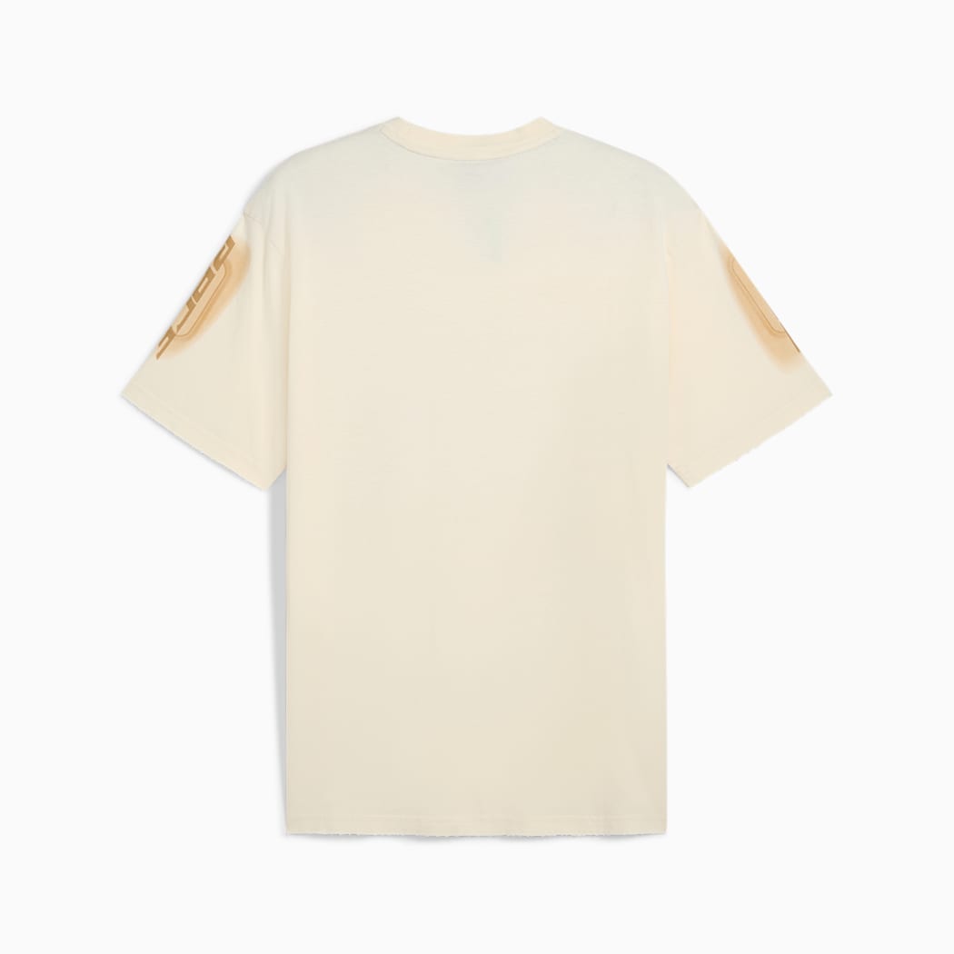 2024 Puma Scuderia Ferrari Desert Sun Las Vegas GP Men's T-Shirt - Ivory White