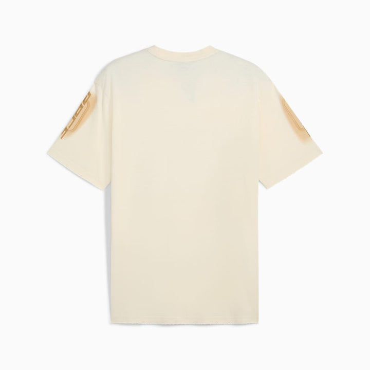 2024 Puma Scuderia Ferrari Desert Sun Las Vegas GP Men's T-Shirt - Ivory White