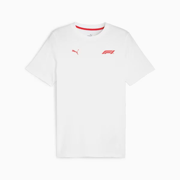 PUMA X Formula 1™ Collection Small Logo Tee Unisex T-Shirt - Black / White