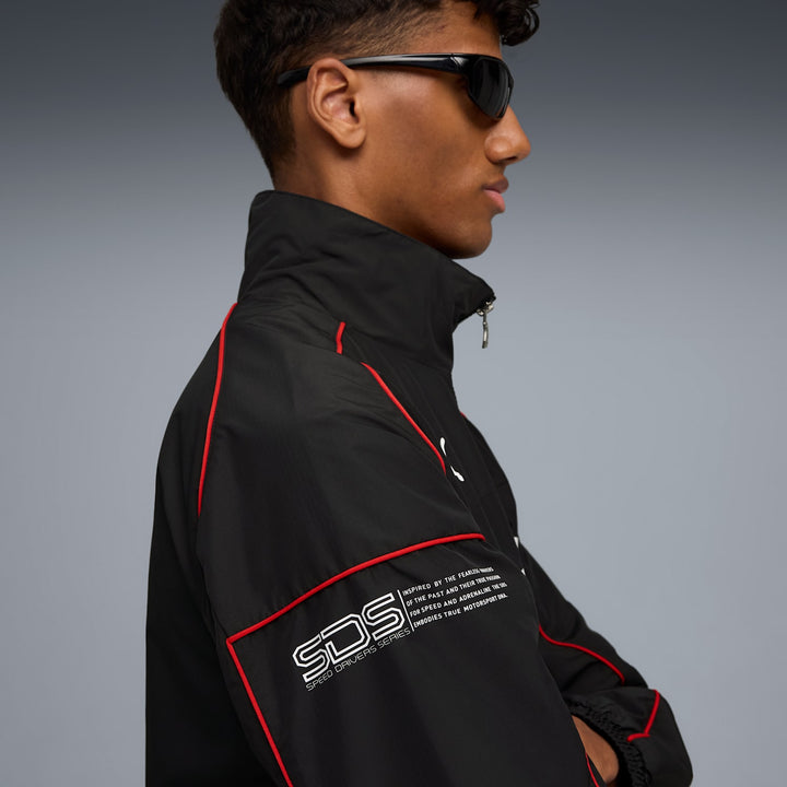 2025 PUMA X FORMULA 1™ Collection 75 Years Retro Racer Speed Driver Series SDS2.0 Men's Woven Jacket - Black
