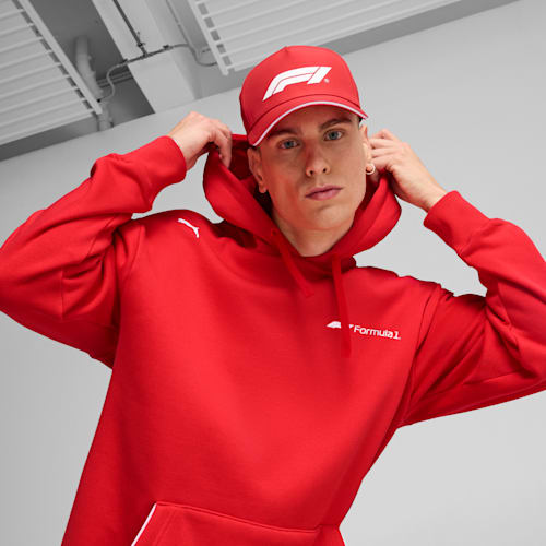 PUMA X Formula 1™ Collection Large Logo Baseball Cap - Unisex- White / Red / Black / Green