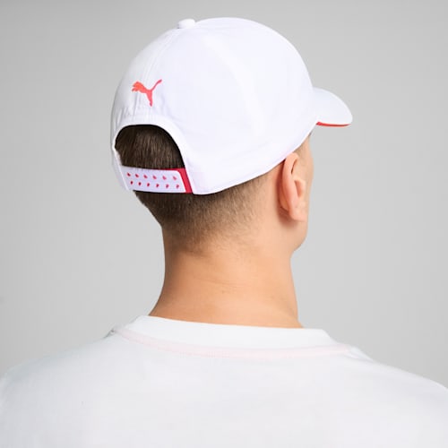 PUMA X Formula 1™ Collection Large Logo Baseball Cap - Unisex- White / Red / Black / Green