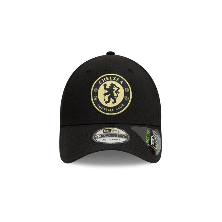 Casquette Pop 9Forty New Era Chelsea FC 2025 pour adulte - Noir