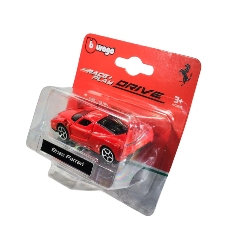 Ferrari Enzo Ferrari Bburago Race + Play 1:64 Scale Model Car - Red