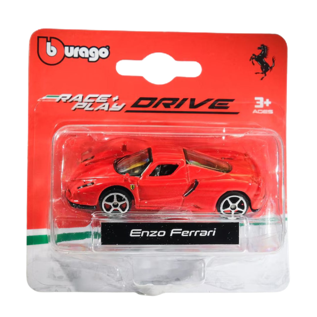 Ferrari Enzo Ferrari Bburago Race + Play 1:64 Scale Model Car - Red