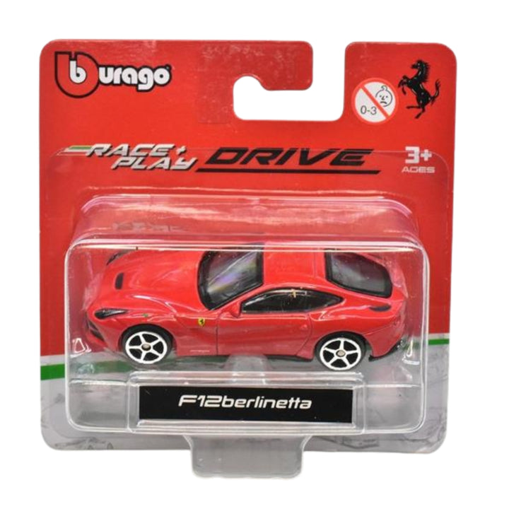 Ferrari F12berlinetta Bburago Race + Play 164 Scale Model Car - Red