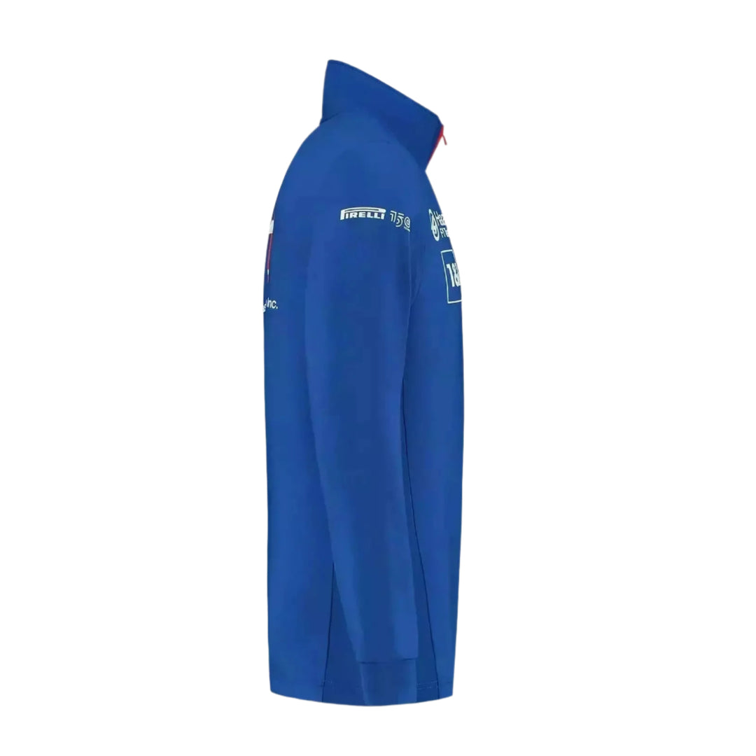 Haas F1™ Team 1/4 Zip Men's Lightweight Softshell Jacket - Blue