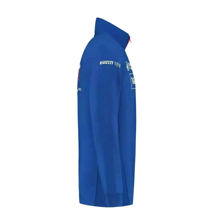 Haas F1™ Team 1/4 Zip Men's Lightweight Softshell Jacket - Blue