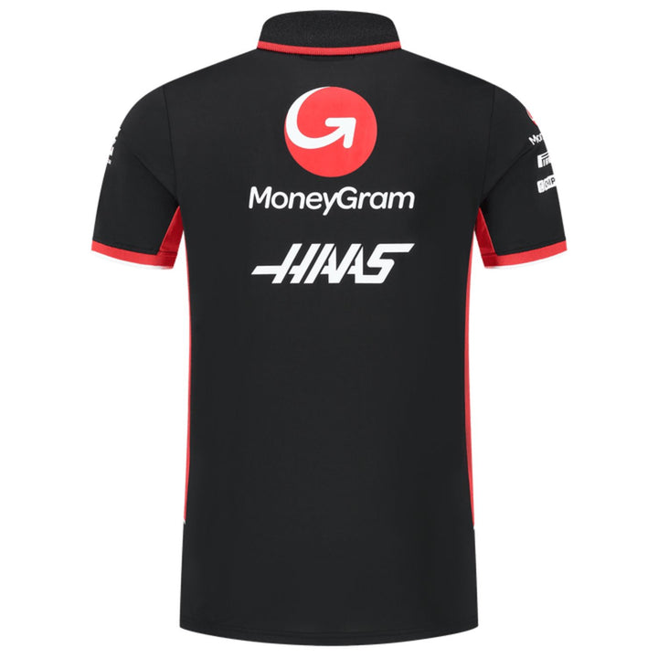 Haas F1™ Team Men's Fitted Polo Shirt - Black