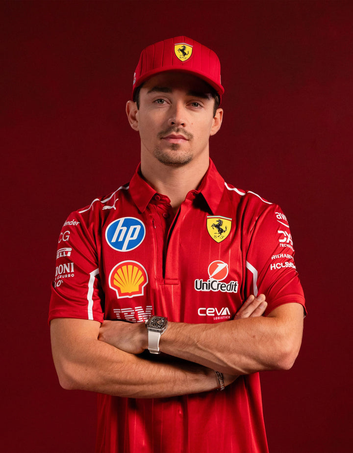 2025 Ferrari F1 Team Charles Leclerc Driver Cap - Dark Cherry Red