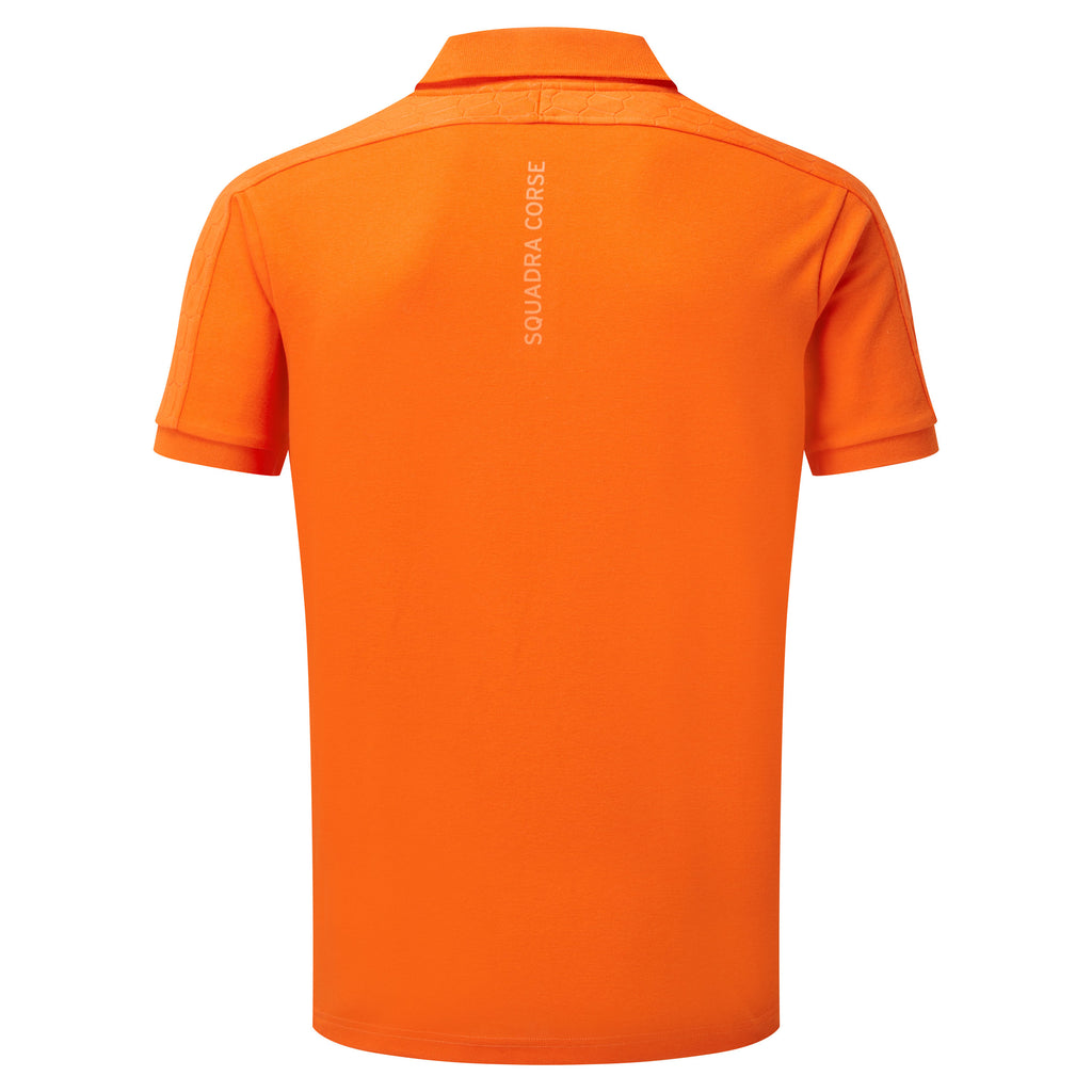 Automobili Lamborghini Travel Men's Polo Shirt - Orange