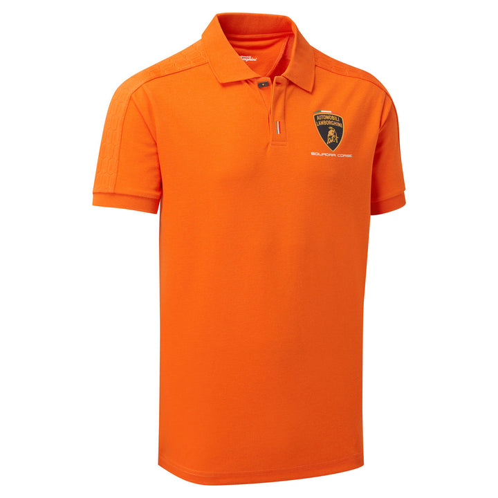Automobili Lamborghini Travel Men's Polo Shirt - Orange