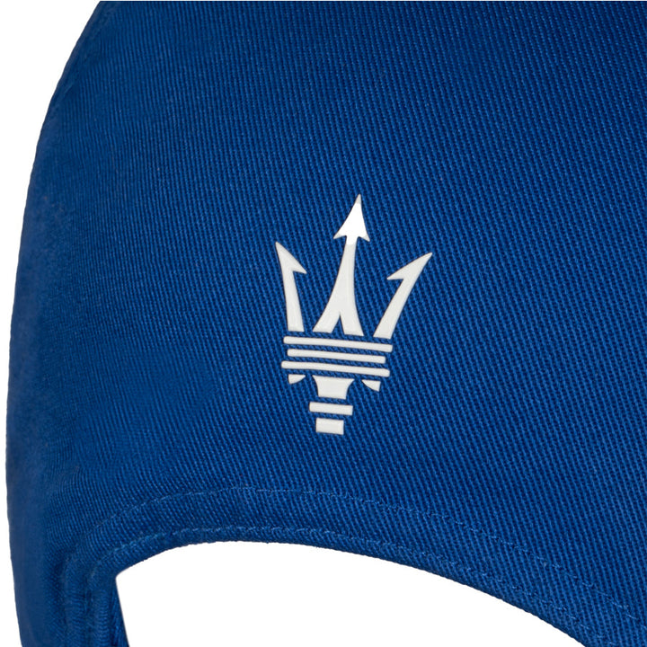 Maserati Corse Trident Logo 5 Panel Men's Hat - Blue