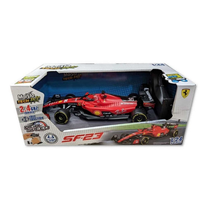Scuderia Ferrari F1™ Team Maisto SF23 Charles Leclerc 1:24 Remote Control Car - Red