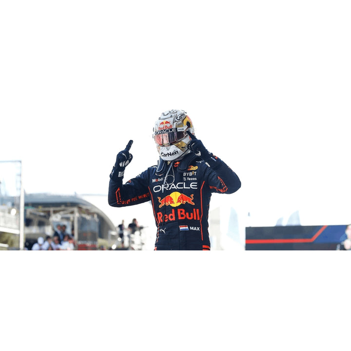 Red Bull Racing F1™ Team Max Verstappen 'Make It A Double' F1™ World Drivers' Champion Poster - Gold