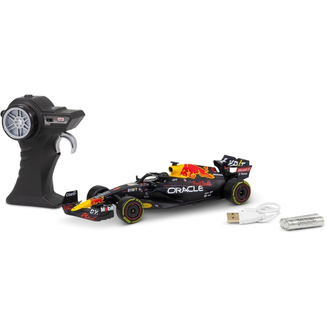 Automóvil de control remoto Maisto F1™ Red Bull Racing RB18 #1 Max Verstappen 1:24 - Azul marino