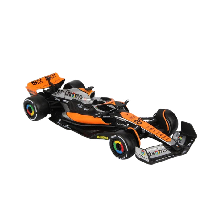 McLaren F1™ Team BRITISH GP Lando Norris & Oscar Piastri MCL60 Bburago 1:43 Scale Model Car - Papaya