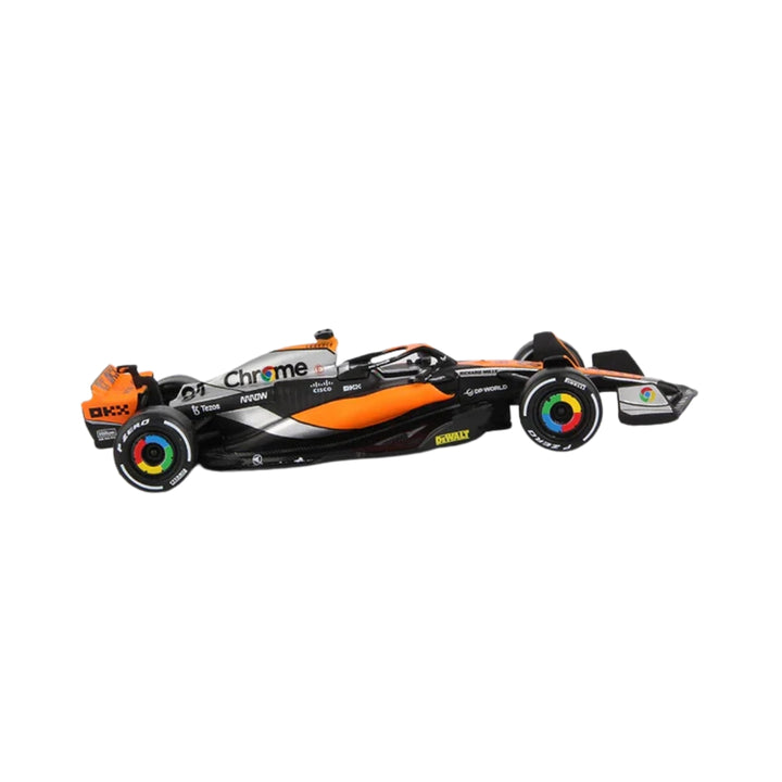 McLaren F1™ Team BRITISH GP Lando Norris & Oscar Piastri MCL60 Bburago 1:43 Scale Model Car - Papaya