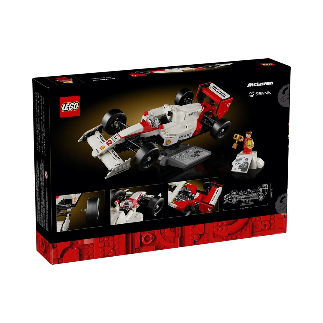 McLaren F1™ Team MP4/4 & Ayrton Senna F1™ LEGO 1:18 Scale Model Car - White