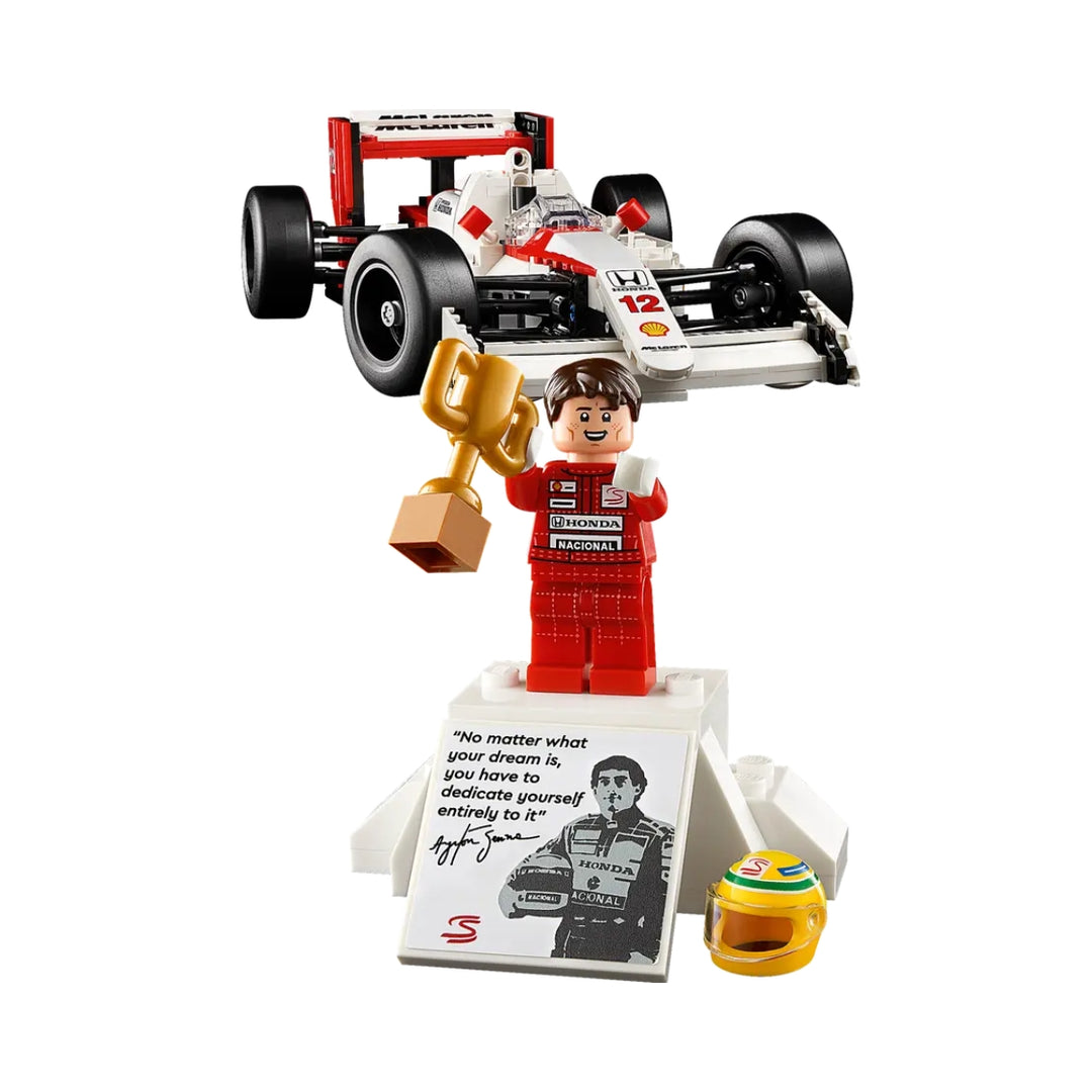 McLaren F1™ Team MP4/4 & Ayrton Senna F1™ LEGO 1:18 Scale Model Car - White