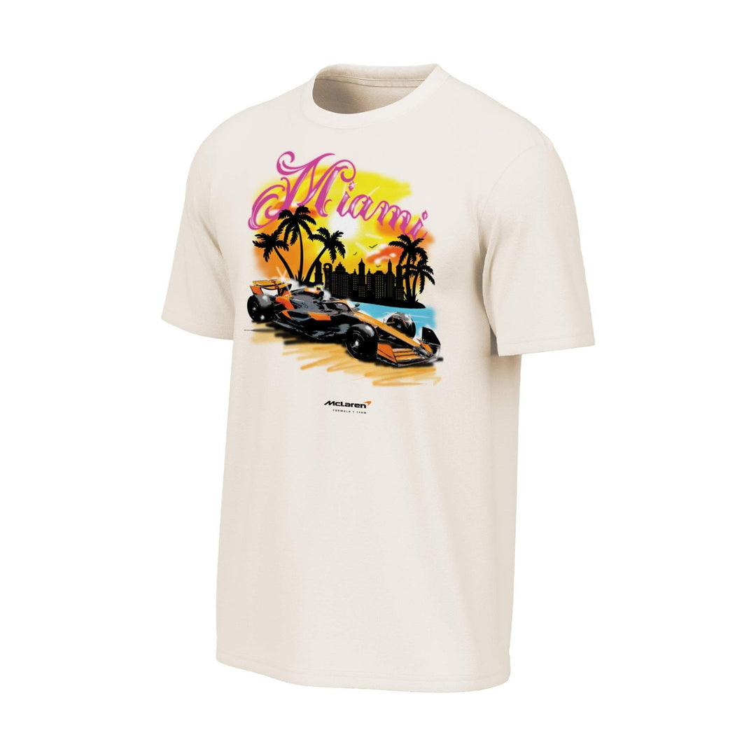 McLaren F1™ Team Miami, USA Men's T-Shirt - Beige