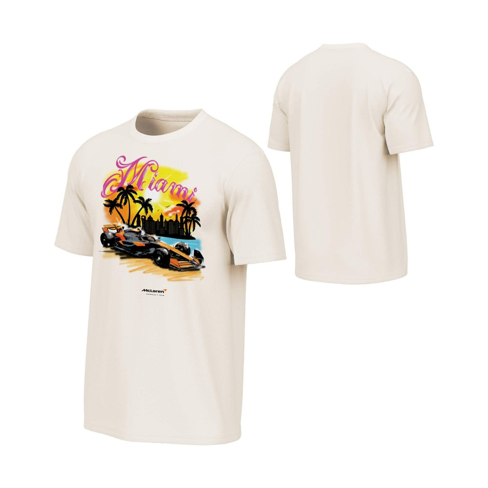 McLaren F1™ Team Miami, USA Men's T-Shirt - Beige