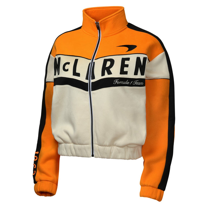 McLaren F1 Team Embroidered Fleece Ladies Jacket Papaya