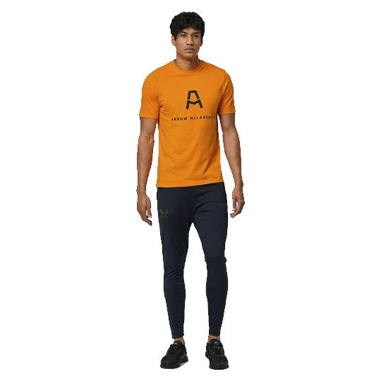 McLaren F1™ Team Arrow Indy Car Core Logo Drivers Men's T-shirt - Papaya