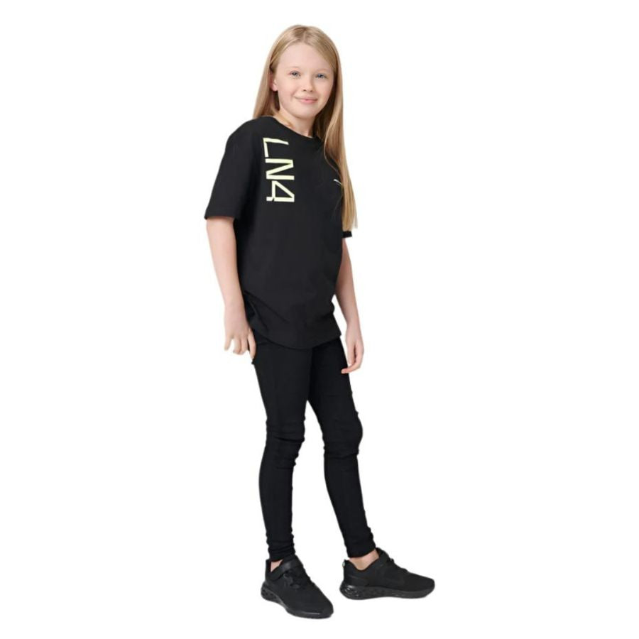 McLaren  F1™ Team Lando Norris 'Core' LN4 Kids Junior Unisex T-shirt - Black