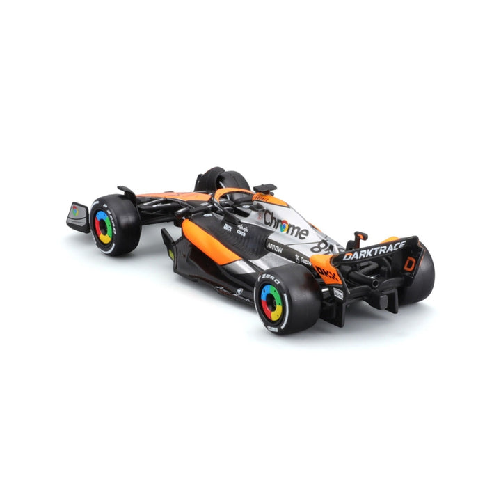 McLaren F1™ Team BRITISH GP Lando Norris & Oscar Piastri MCL60 Bburago 1:43 Scale Model Car - Papaya
