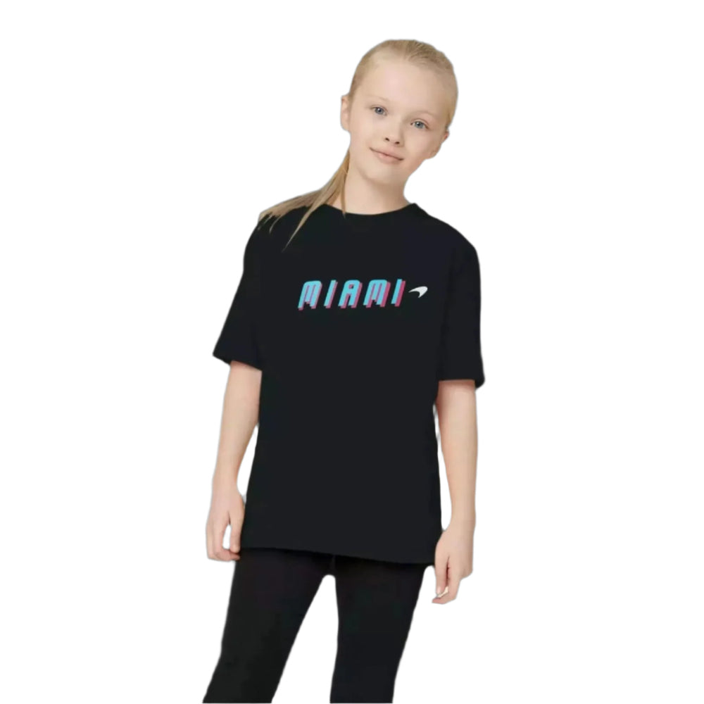 McLaren F1™ Team Miami Kids T-shirt - Black